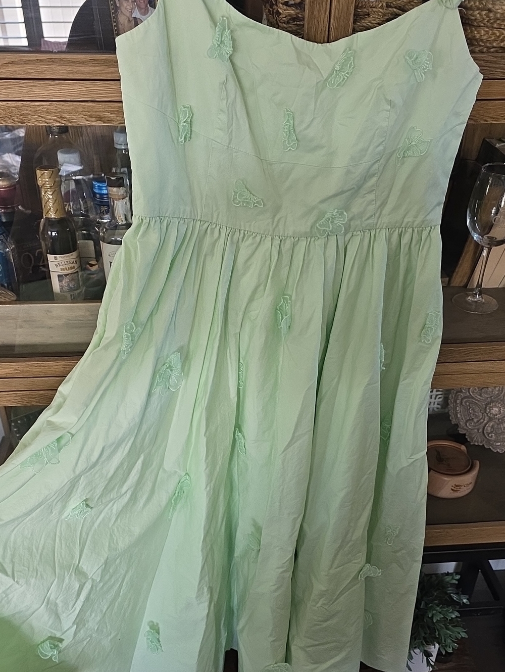 SELF-PORTRAIT | $510 Cotton Flower Midi Dress - Picture 8 of 11